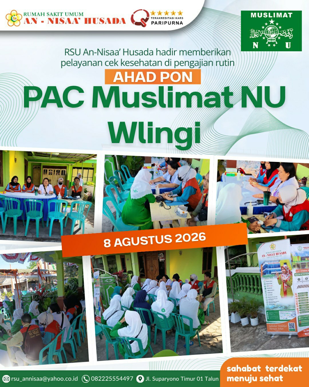 Tim Kesehatan RSU An-Nisaa' Husada hadir melayani 