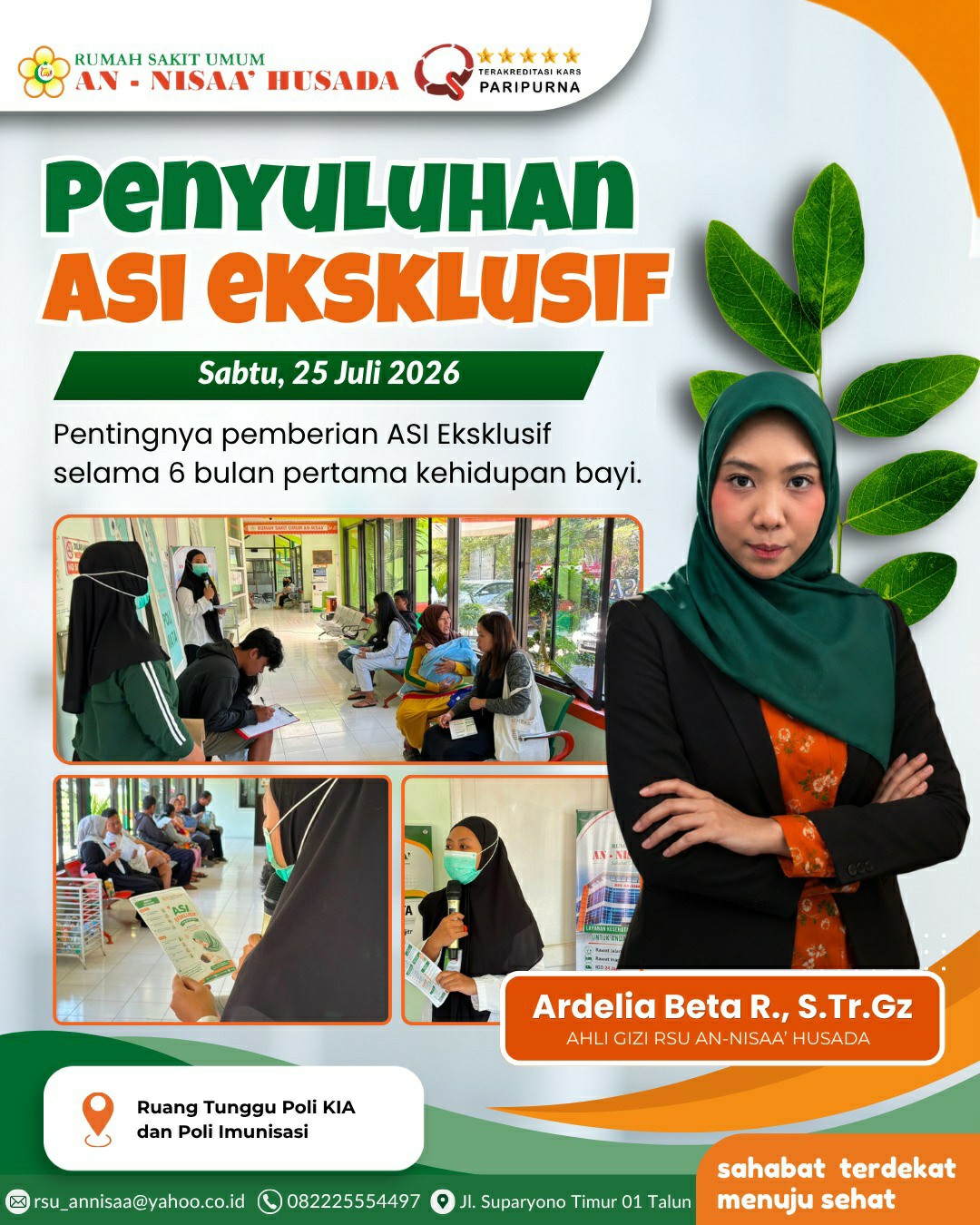 Penyuluhan ASI Eksklusif - Ardelia Beta, STr.Gz ah
