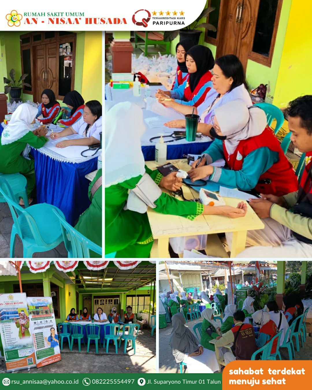 Tim Kesehatan RSU An-Nisaa' Husada hadir melayani 