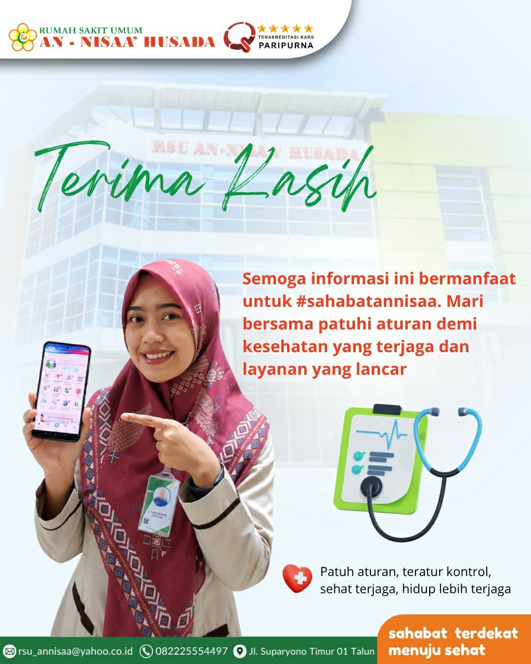 Update Pelayanan BPJS Kesehatan RSU An-Nisaa' Husa