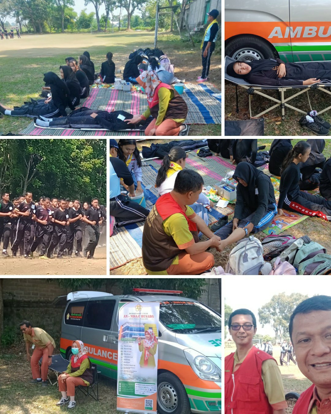 Ikut Serta Pengamanan Latihan Paskibra SMA Negeri 